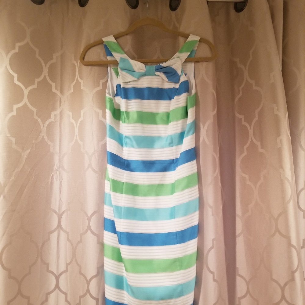 Lilly Pulitzer Henley Dress - Striped Bow Dress